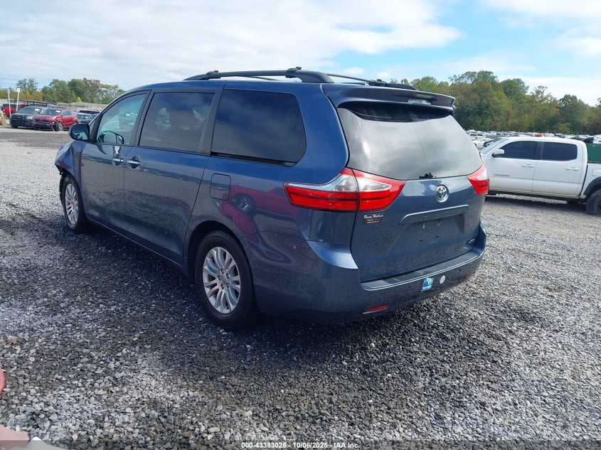 2017 TOYOTA SIENNA XLE PREMIUM 8 PASSENGER 5TDYZ3DC6HS853512