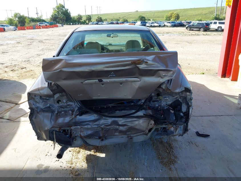 2003 Mitsubishi Galant Es/Ls VIN: 4A3AA46G13E089630 Lot: 43383036