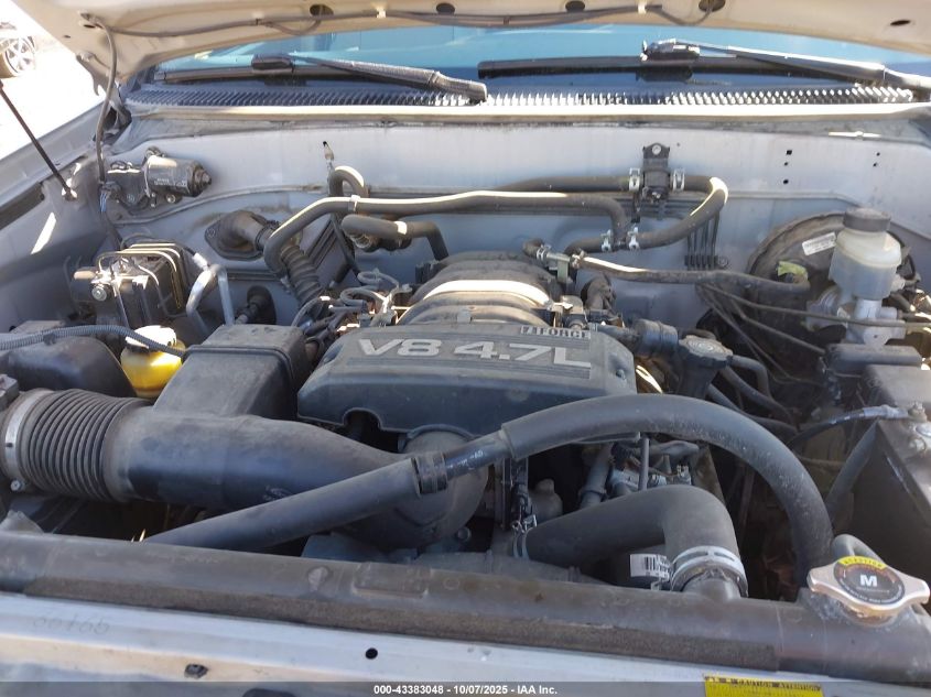 2007 Toyota Sequoia Sr5 V8 VIN: 5TDBT44AX7S278387 Lot: 43383048