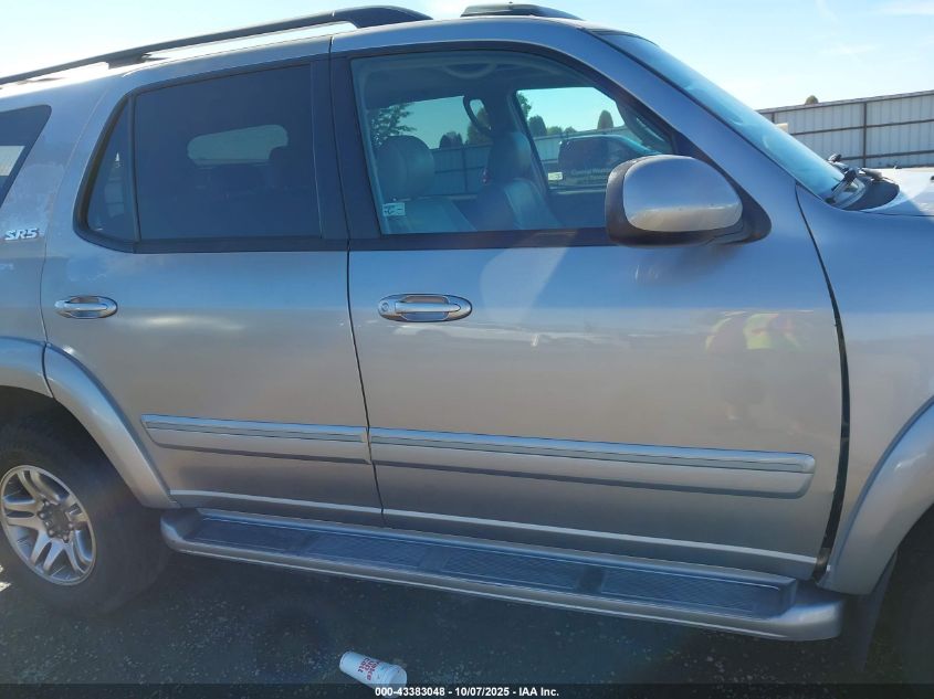 2007 Toyota Sequoia Sr5 V8 VIN: 5TDBT44AX7S278387 Lot: 43383048