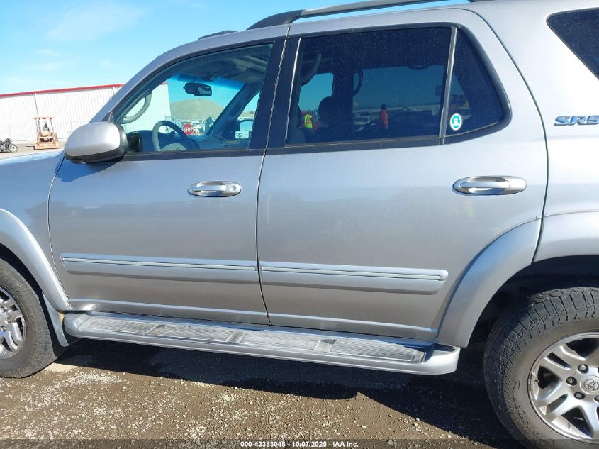 2007 Toyota Sequoia Sr5 V8 VIN: 5TDBT44AX7S278387 Lot: 43383048