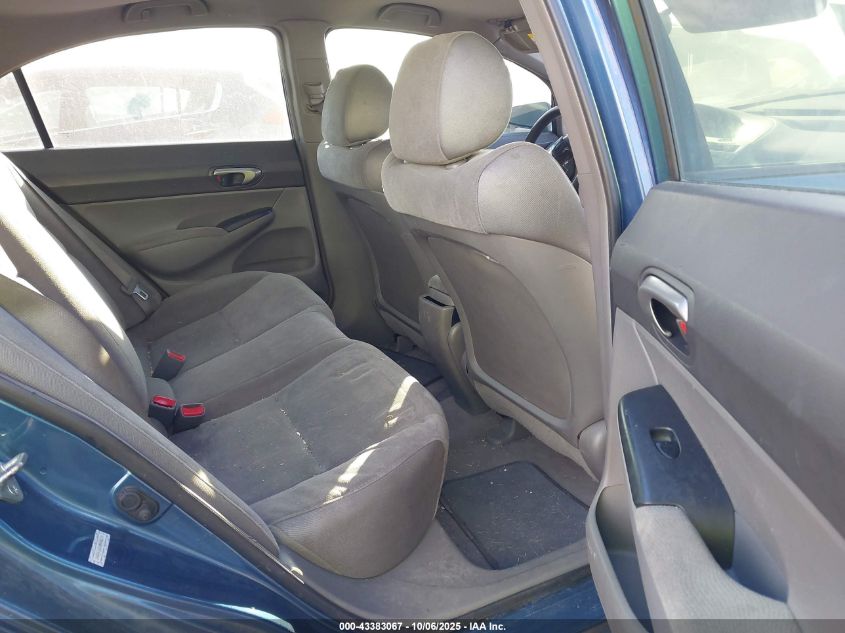 2008 Honda Civic Lx VIN: 2HGFA16538H508679 Lot: 43383067