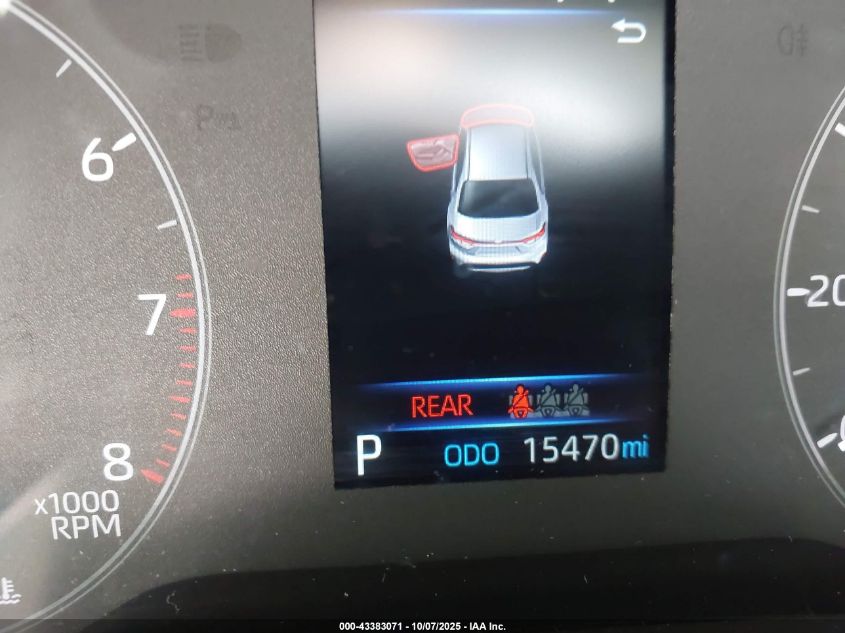 2025 Toyota Corolla Le VIN: 5YFB4MDE7SP279577 Lot: 43383071