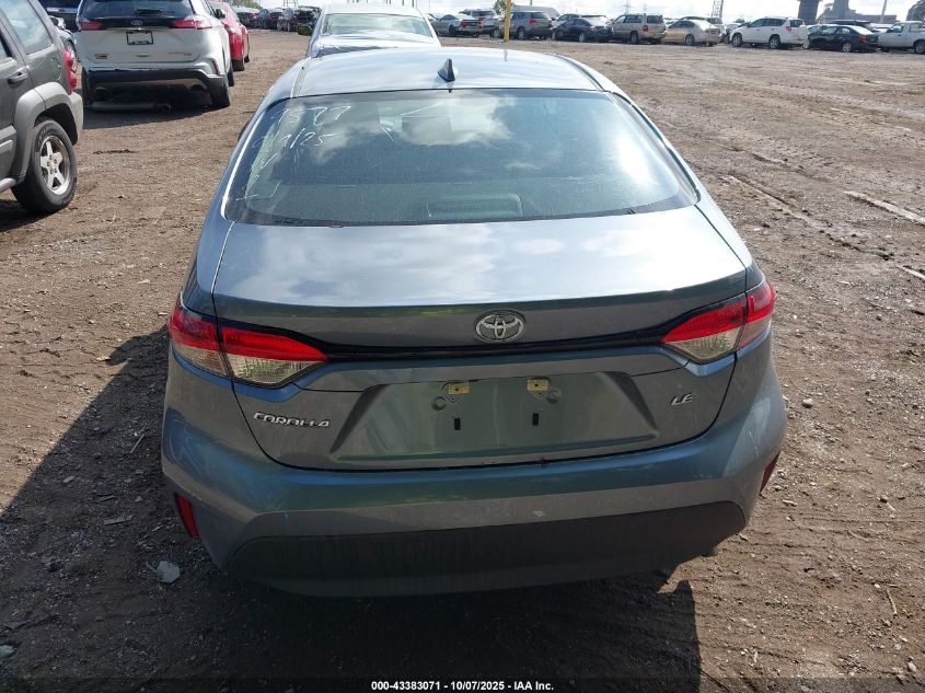 2025 Toyota Corolla Le VIN: 5YFB4MDE7SP279577 Lot: 43383071