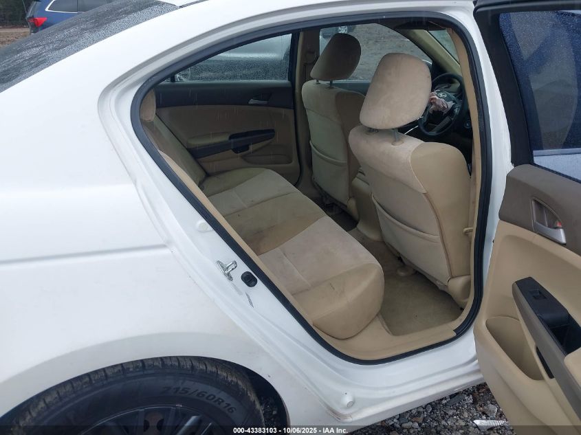 2010 Honda Accord 2.4 Lx VIN: 1HGCP2F39AA134265 Lot: 43383103