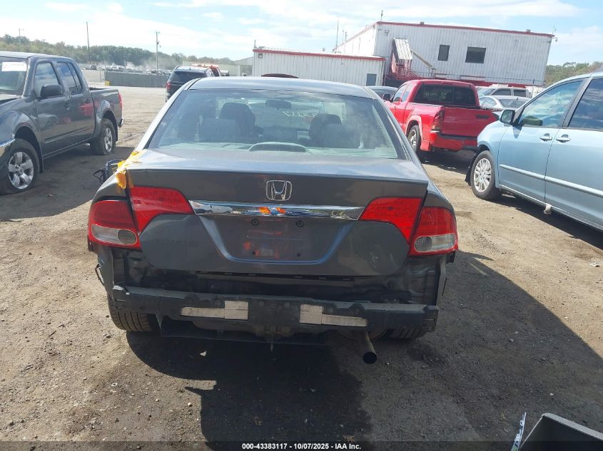 2009 Honda Civic Lx VIN: 19XFA16539E025172 Lot: 43383117