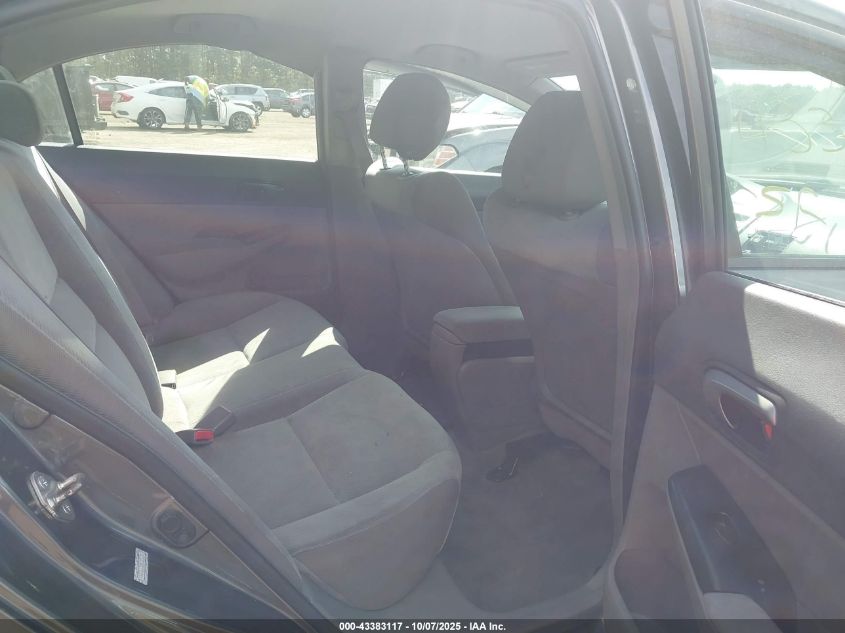 2009 Honda Civic Lx VIN: 19XFA16539E025172 Lot: 43383117