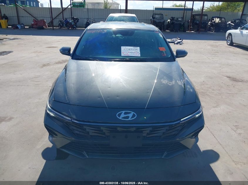 2025 Hyundai Elantra Sel Convenience VIN: KMHLS4DG4SU912319 Lot: 43383135
