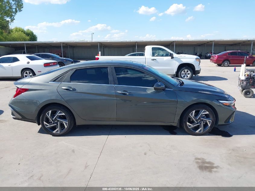 2025 Hyundai Elantra Sel Convenience VIN: KMHLS4DG4SU912319 Lot: 43383135