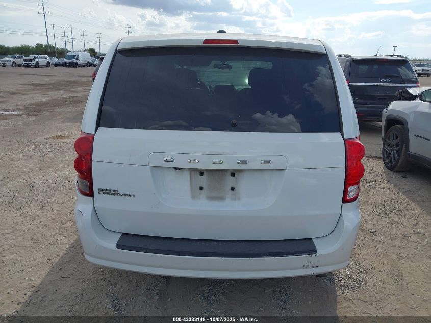 2017 Dodge Grand Caravan Se Plus VIN: 2C4RDGBG1HR742813 Lot: 43383148