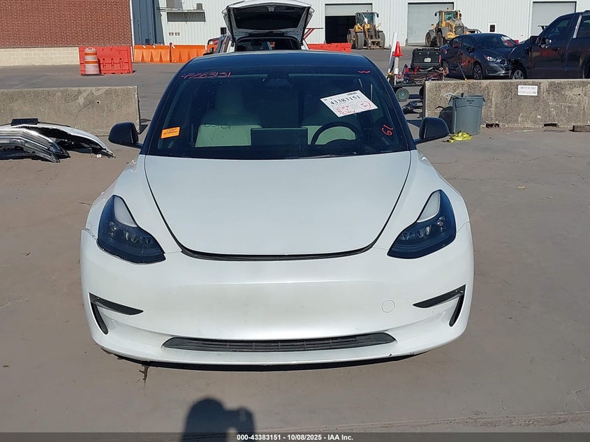 2022 Tesla Model 3 Performance Dual Motor All-Wheel Drive VIN: 5YJ3E1EC8NF124713 Lot: 43383151