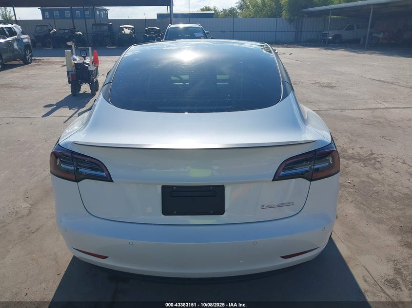2022 Tesla Model 3 Performance Dual Motor All-Wheel Drive VIN: 5YJ3E1EC8NF124713 Lot: 43383151