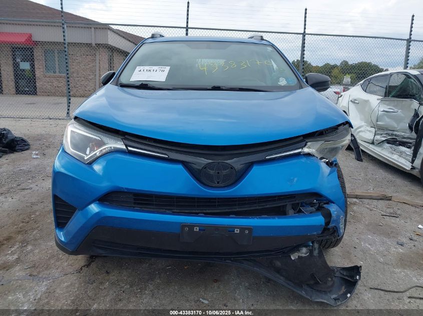 2016 Toyota Rav4 Le VIN: JTMBFREV6GJ103704 Lot: 43383170