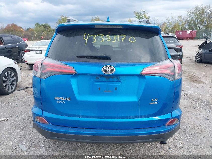 2016 Toyota Rav4 Le VIN: JTMBFREV6GJ103704 Lot: 43383170
