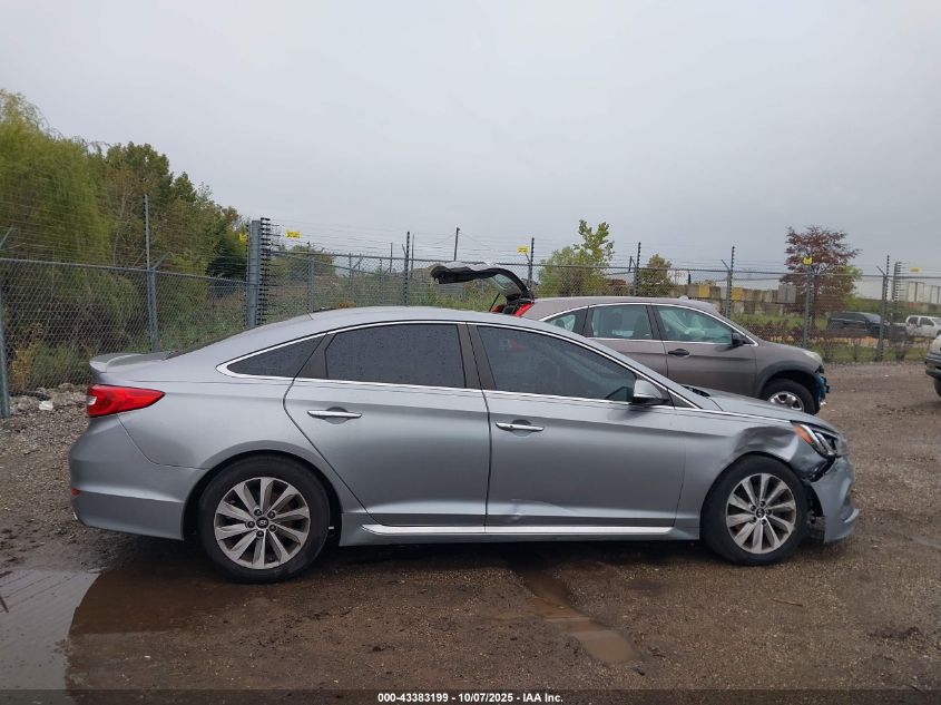 2017 Hyundai Sonata Sport VIN: 5NPE34AF3HH583346 Lot: 43383199