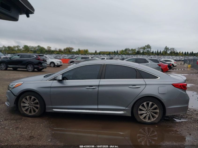 2017 Hyundai Sonata Sport VIN: 5NPE34AF3HH583346 Lot: 43383199
