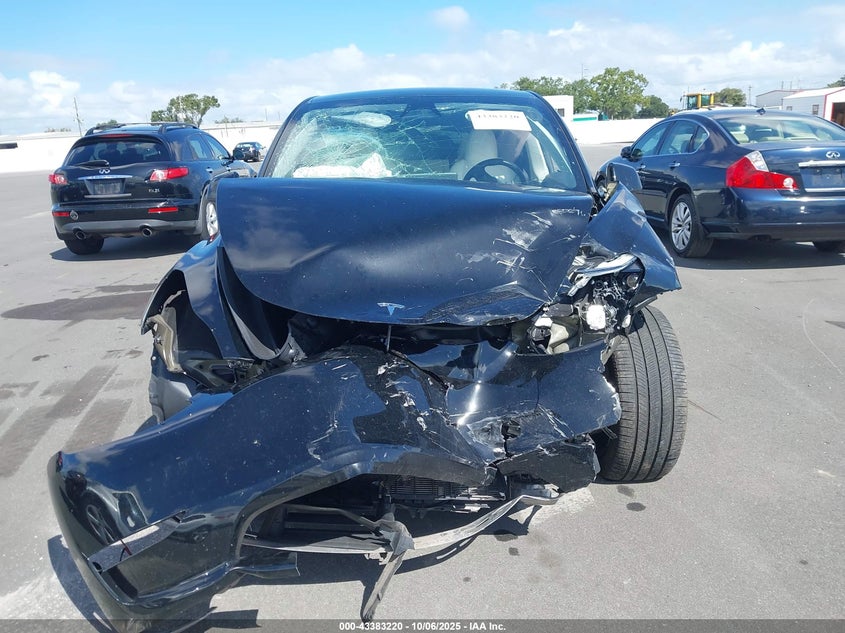 2024 Tesla Model Y Long Range Dual Motor All-Wheel Drive/Rwd VIN: 7SAYGDED7RA333554 Lot: 43383220