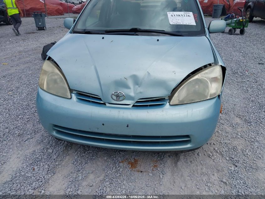 2001 Toyota Prius VIN: JT2BK12U910021710 Lot: 43383226