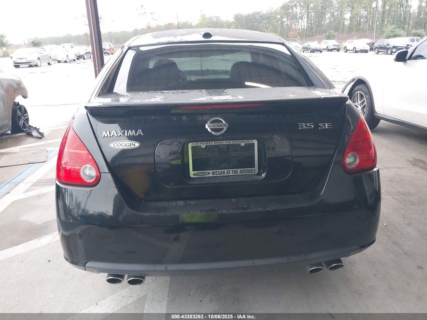 2008 Nissan Maxima 3.5 Se VIN: 1N4BA41E28C806218 Lot: 43383263