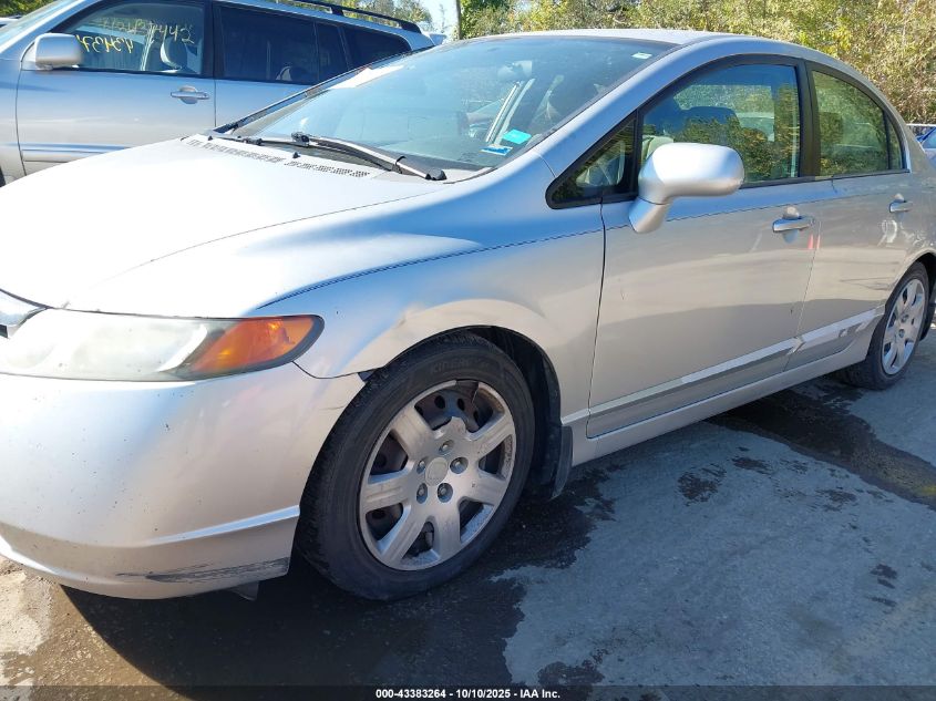 2007 Honda Civic Lx VIN: 1HGFA16587L005201 Lot: 43383264