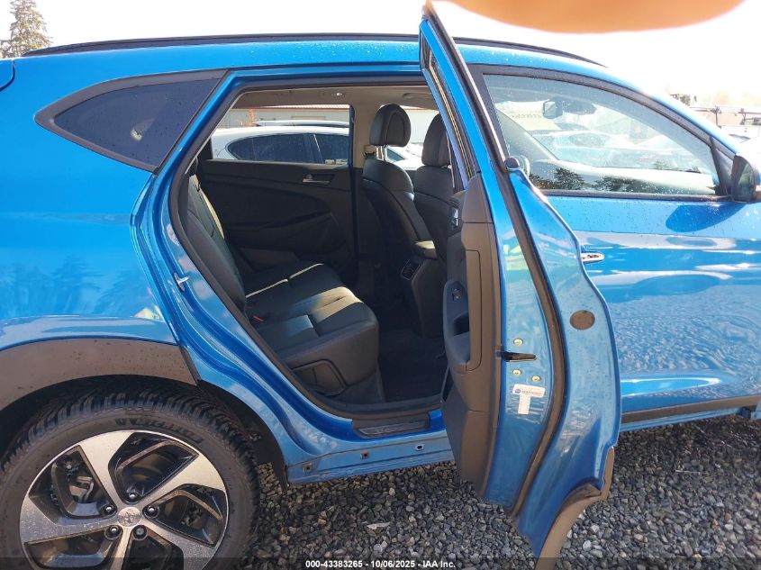 2016 Hyundai Tucson Limited VIN: KM8J3CA21GU221649 Lot: 43383265