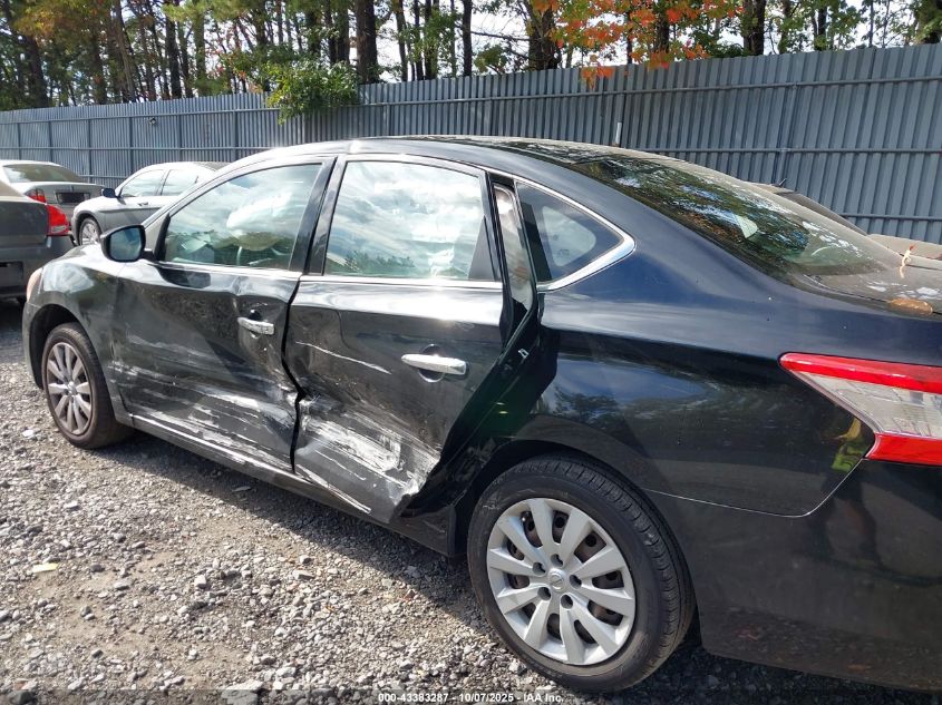 2014 Nissan Sentra Sv VIN: 3N1AB7APXEY200886 Lot: 43383287