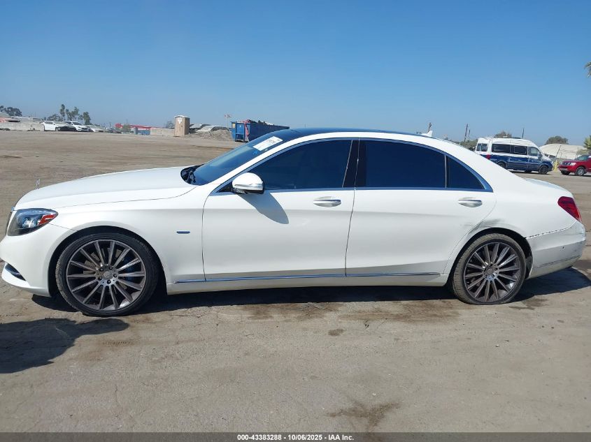 2017 Mercedes-Benz S 550E Plug-In Hybrid VIN: WDDUG6DB7HA328684 Lot: 43383288