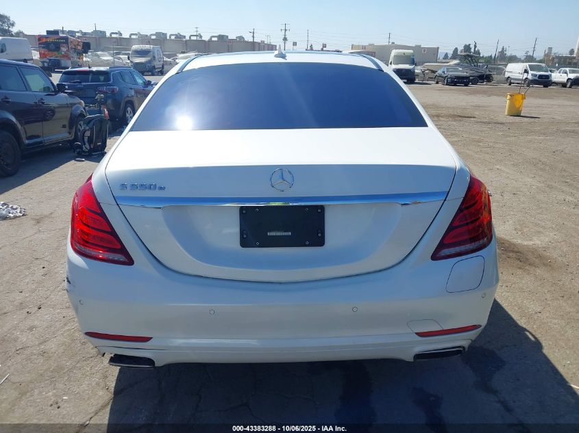 2017 Mercedes-Benz S 550E Plug-In Hybrid VIN: WDDUG6DB7HA328684 Lot: 43383288