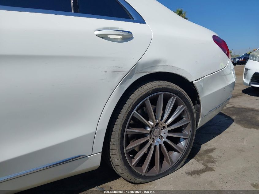 2017 Mercedes-Benz S 550E Plug-In Hybrid VIN: WDDUG6DB7HA328684 Lot: 43383288