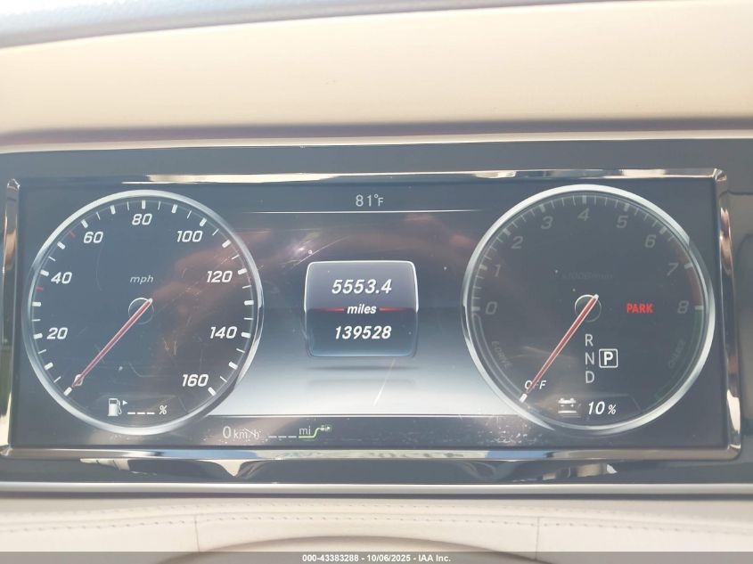 2017 Mercedes-Benz S 550E Plug-In Hybrid VIN: WDDUG6DB7HA328684 Lot: 43383288