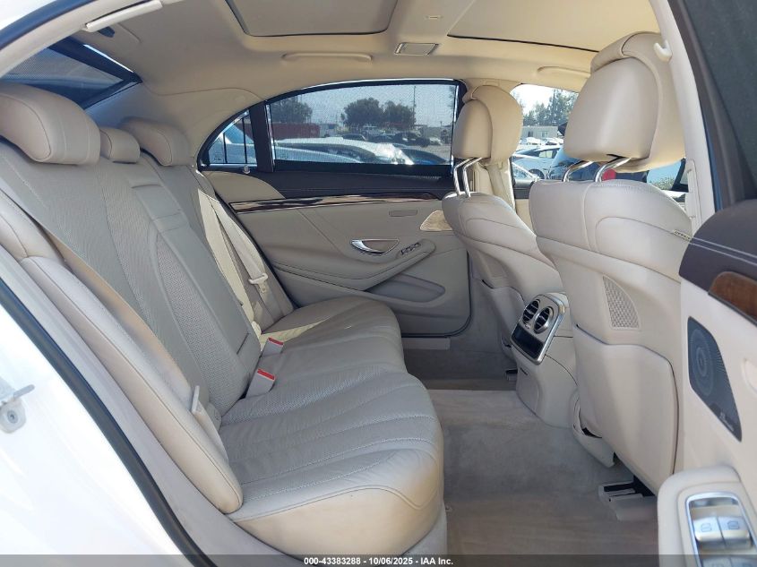 2017 Mercedes-Benz S 550E Plug-In Hybrid VIN: WDDUG6DB7HA328684 Lot: 43383288