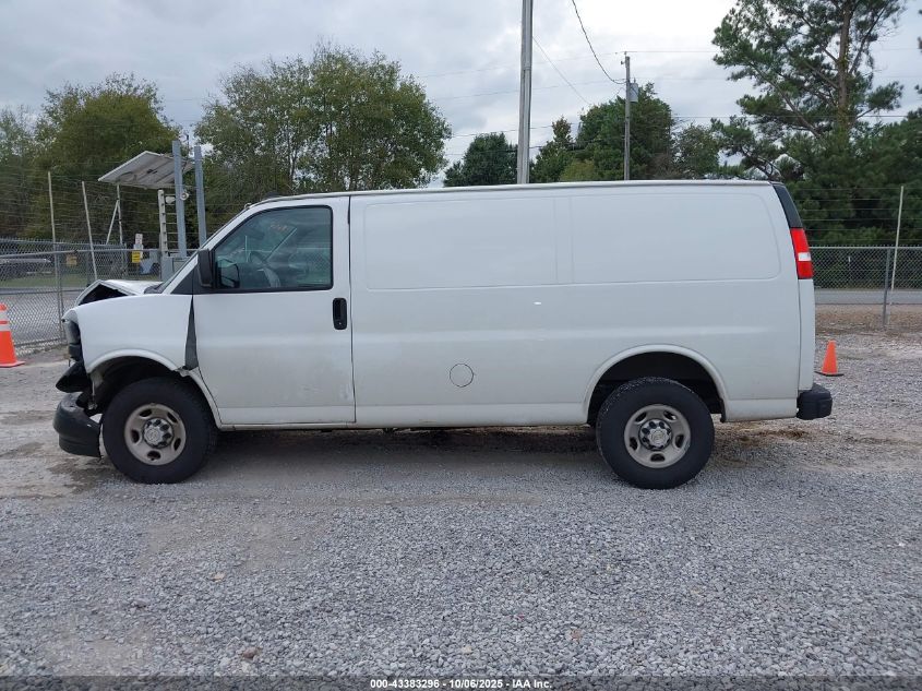 2022 Chevrolet Express Cargo Rwd 2500 Regular Wheelbase Wt VIN: 1GCWGAFP0N1224791 Lot: 43383296