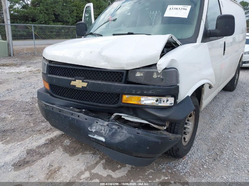 2022 Chevrolet Express Cargo Rwd 2500 Regular Wheelbase Wt VIN: 1GCWGAFP0N1224791 Lot: 43383296