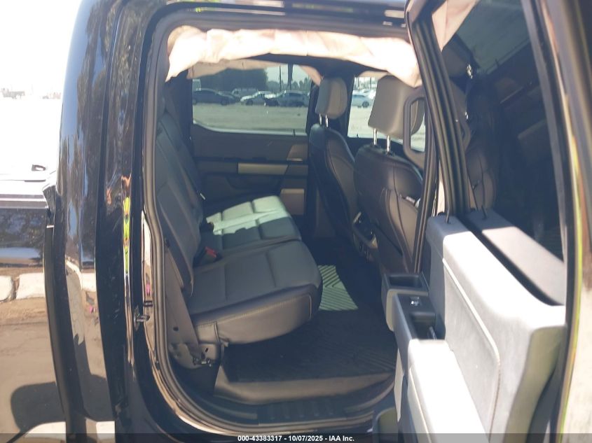 2024 Ford F-150 Lightning Lariat VIN: 1FT6W5L79RWG18927 Lot: 43383317