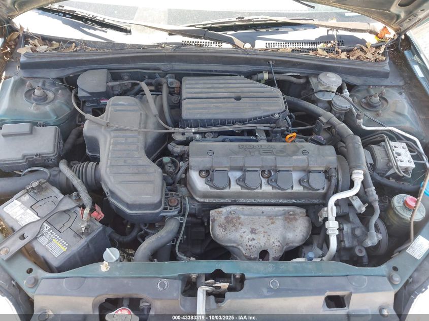 2001 Honda Civic Ex VIN: 1HGES25751L034440 Lot: 43383319