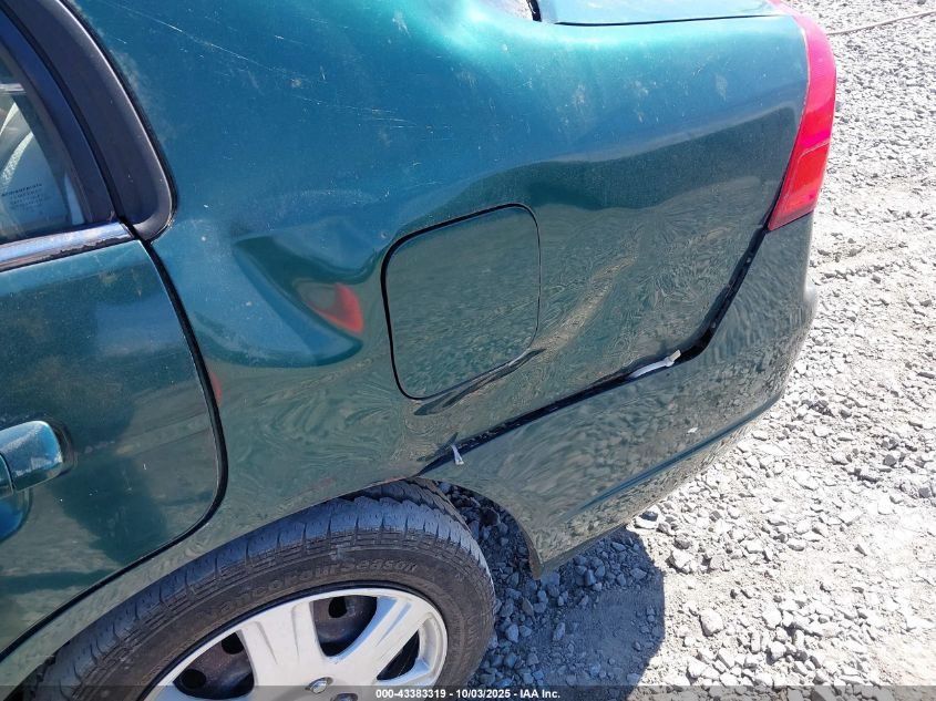 2001 Honda Civic Ex VIN: 1HGES25751L034440 Lot: 43383319