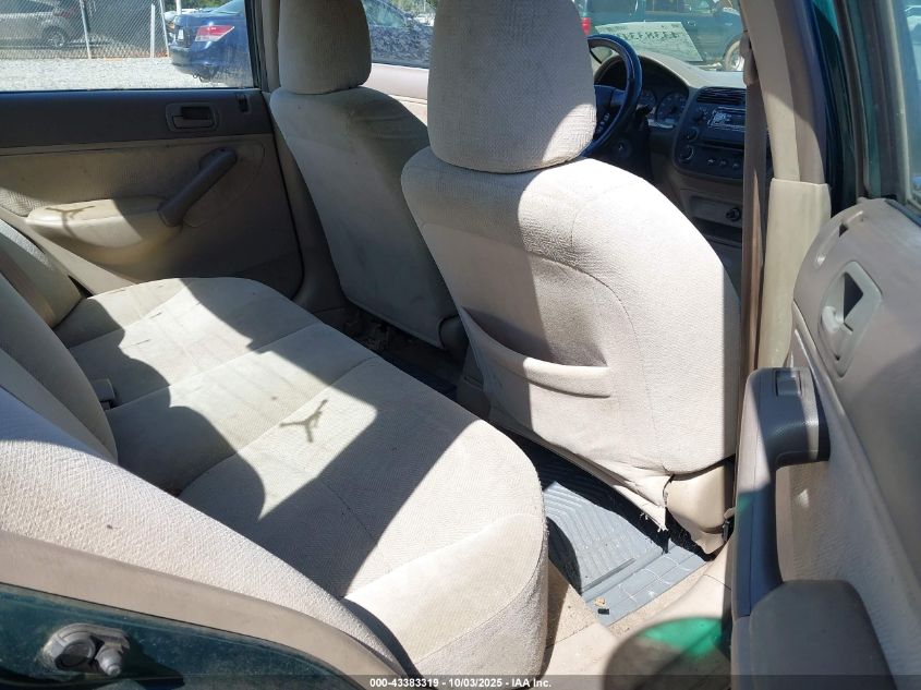 2001 Honda Civic Ex VIN: 1HGES25751L034440 Lot: 43383319