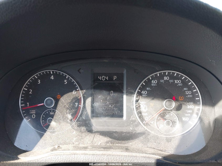 2013 VOLKSWAGEN PASSAT 2.5L S 1VWAP7A39DC095953