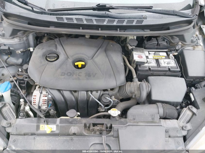 2014 Hyundai Elantra Se VIN: 5NPDH4AE5EH474595 Lot: 43383354