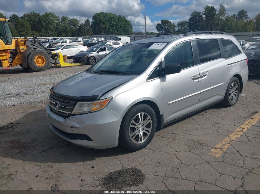 2011 Honda Odyssey Ex-L VIN: 5FNRL5H69BB084229 Lot: 43383366
