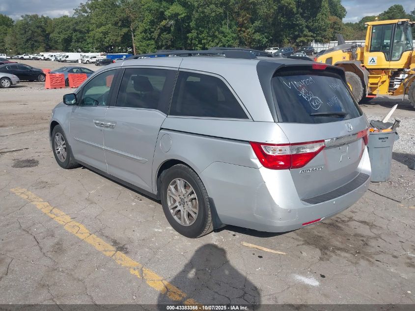 2011 Honda Odyssey Ex-L VIN: 5FNRL5H69BB084229 Lot: 43383366
