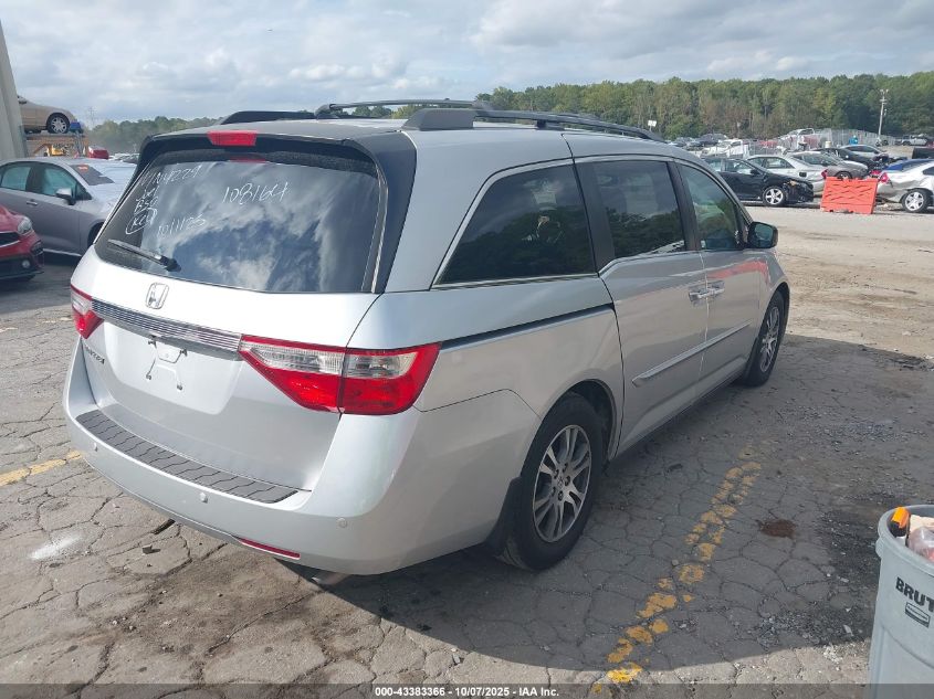 2011 Honda Odyssey Ex-L VIN: 5FNRL5H69BB084229 Lot: 43383366