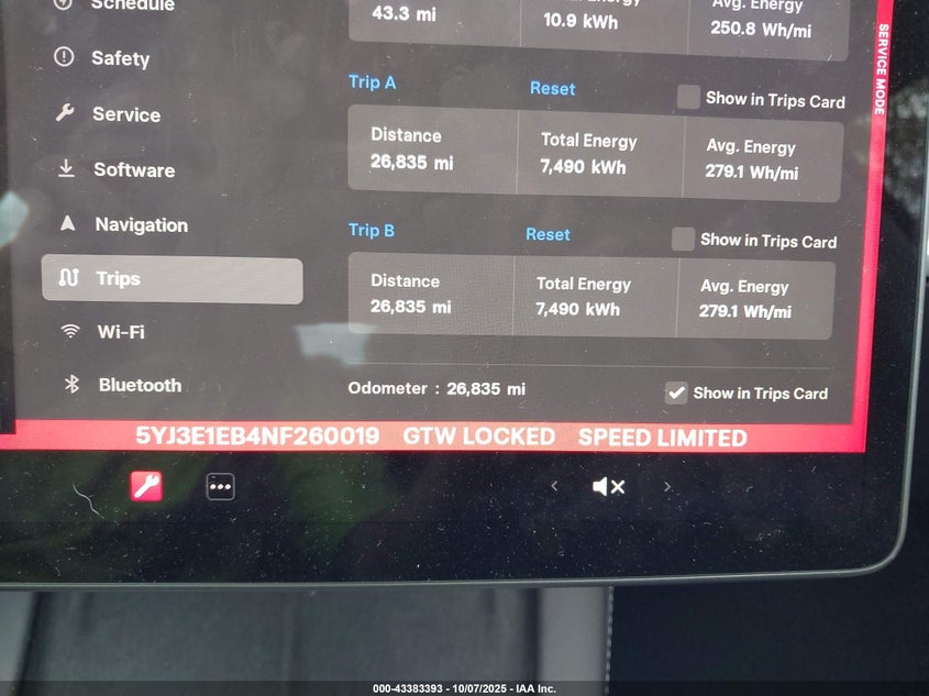 2022 TESLA MODEL 3 LONG RANGE DUAL MOTOR ALL-WHEEL DRIVE 5YJ3E1EB4NF260019