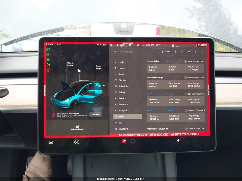 2022 TESLA MODEL 3 LONG RANGE DUAL MOTOR ALL-WHEEL DRIVE 5YJ3E1EB4NF260019