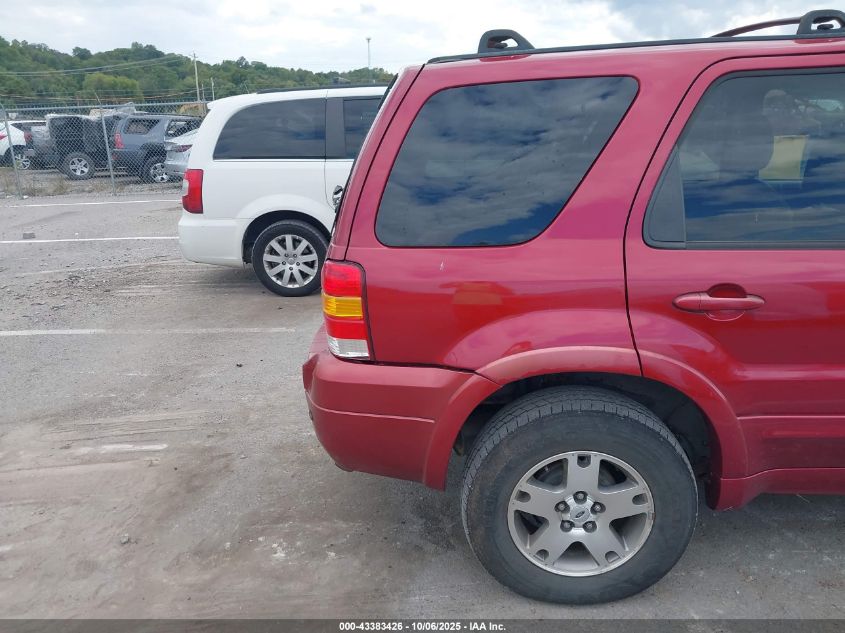 2005 Ford Escape Limited VIN: 1FMYU04195KD14019 Lot: 43383426