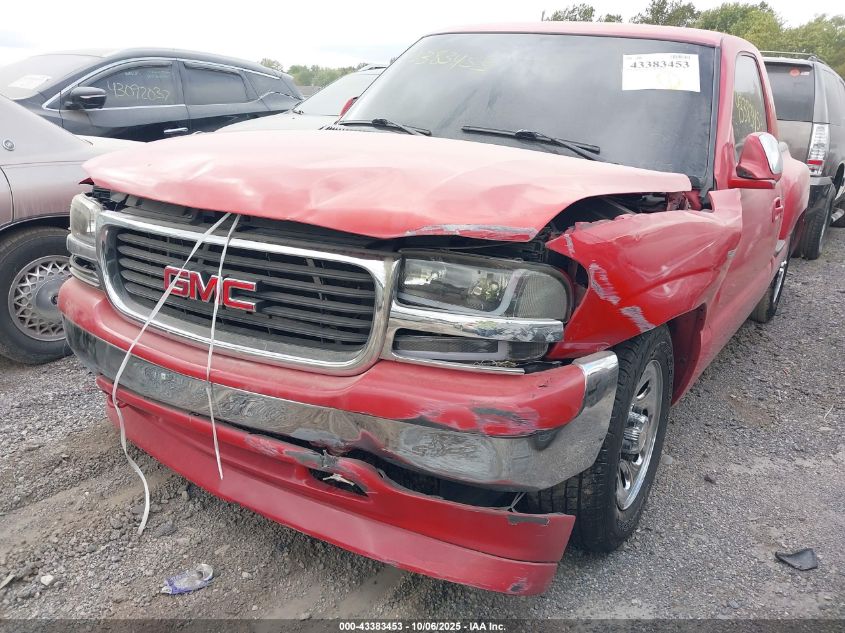 2001 GMC Sierra 1500 Sl VIN: 1GTEC14W51Z204632 Lot: 43383453