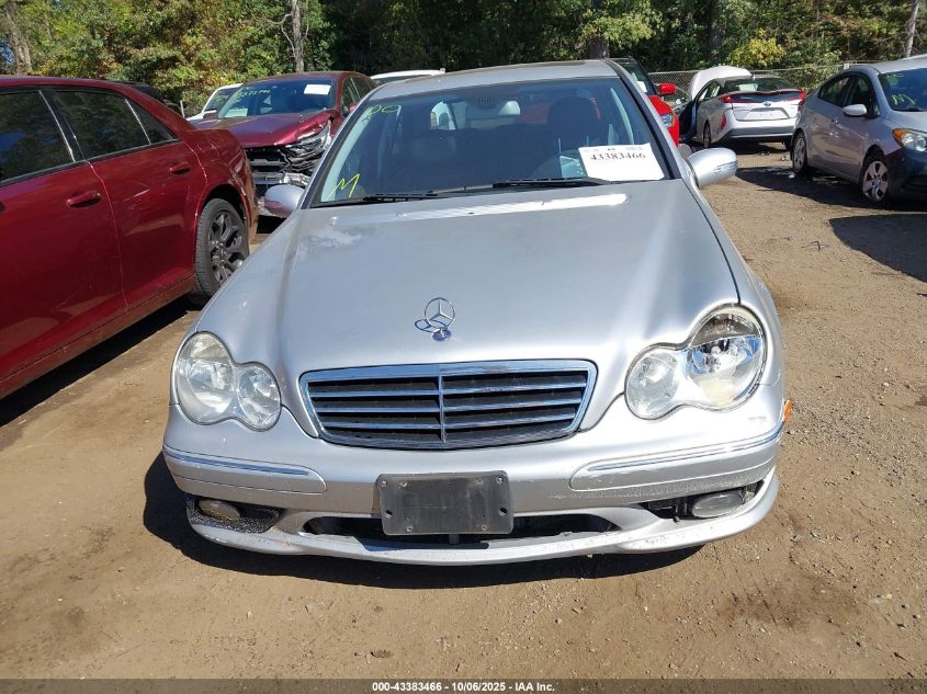 2007 Mercedes-Benz C 230 Sport VIN: WDBRF52H07A933874 Lot: 43383466