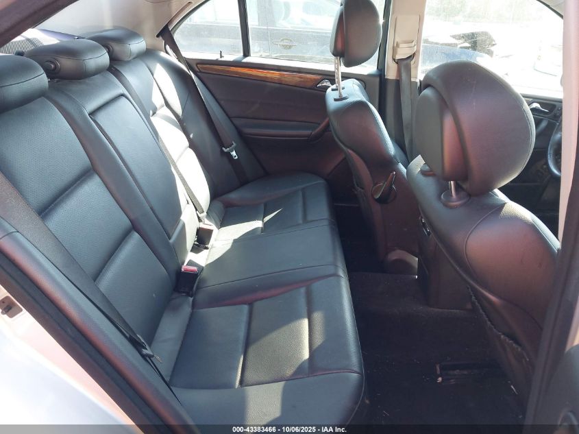 2007 Mercedes-Benz C 230 Sport VIN: WDBRF52H07A933874 Lot: 43383466