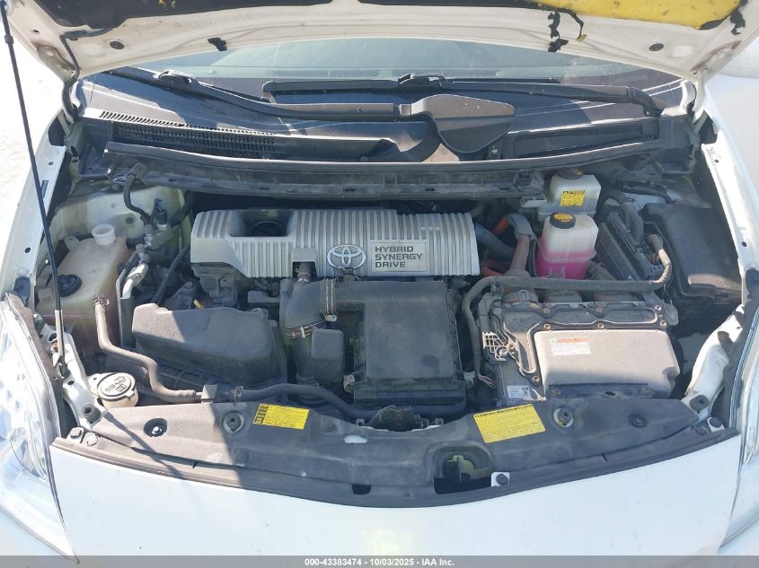 2012 Toyota Prius Two VIN: JTDKN3DU6C5434455 Lot: 43383474