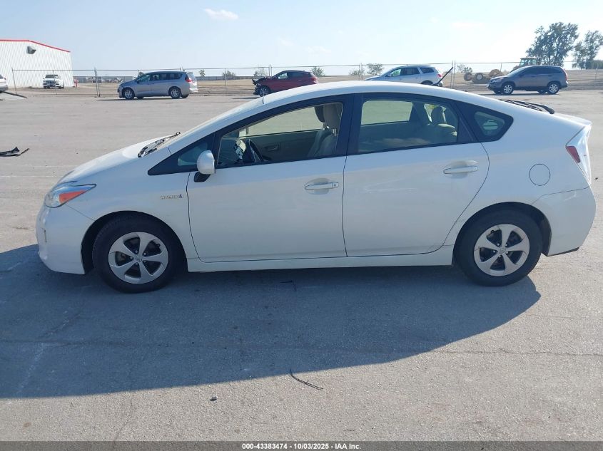 2012 Toyota Prius Two VIN: JTDKN3DU6C5434455 Lot: 43383474